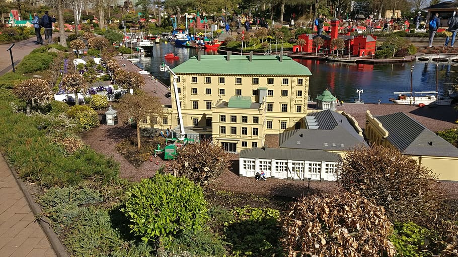 legoland, denmark, summer, architecture, building exterior HD wallpaper