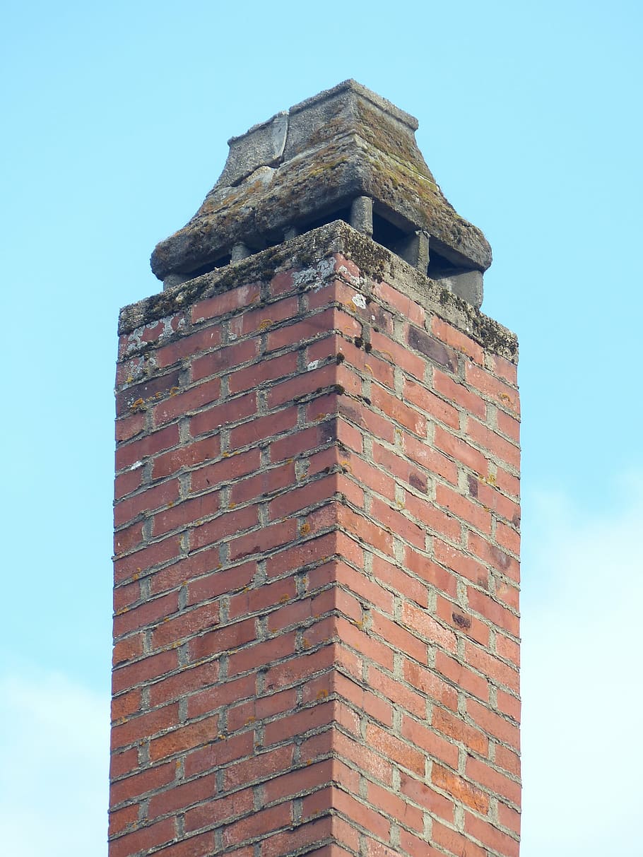 fireplace, bricked, architecture, built structure, sky, low angle view HD wallpaper