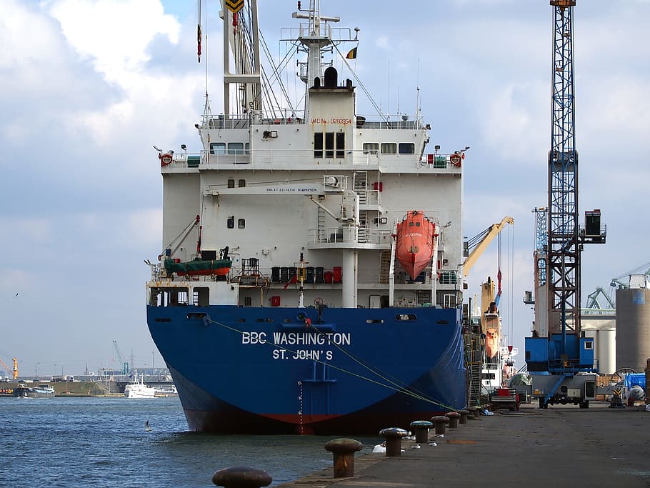 ship, bbc, washington, port, antwerp, freighter, shipping, nautical vessel HD wallpaper