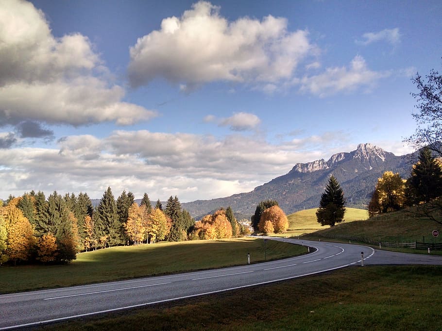 Germany, Fall, Landscape, Nature, autumn, october, mountain HD wallpaper