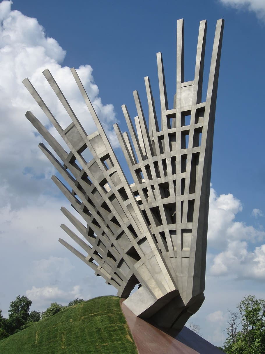 Wings, Monument, Architecture, Symbol, metal, politics, anticommunism HD wallpaper
