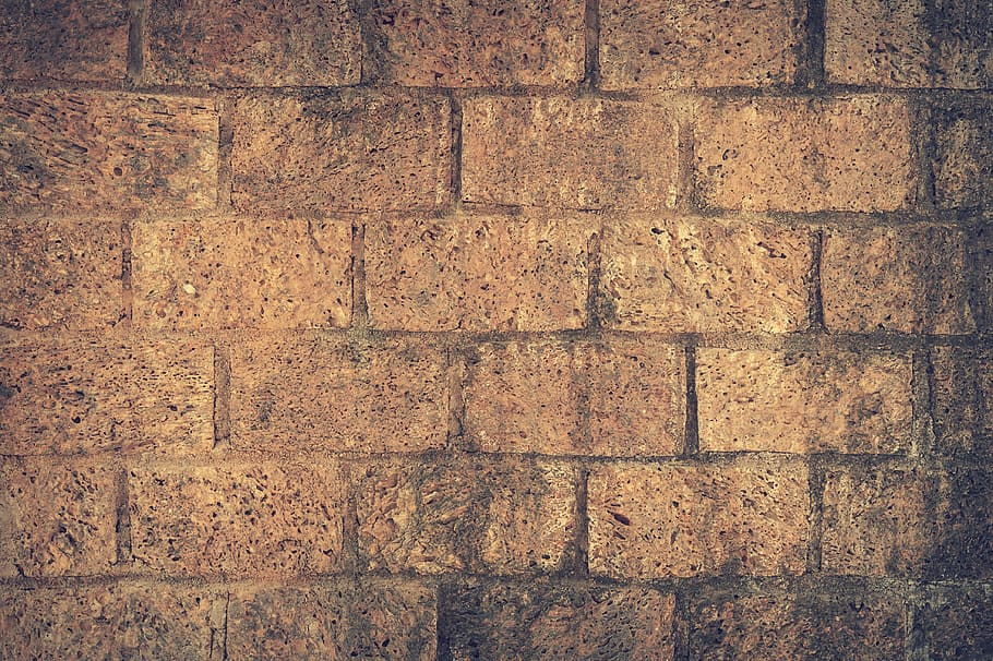 brown bricks, architecture, brick wall, pattern, texture, backgrounds HD wallpaper