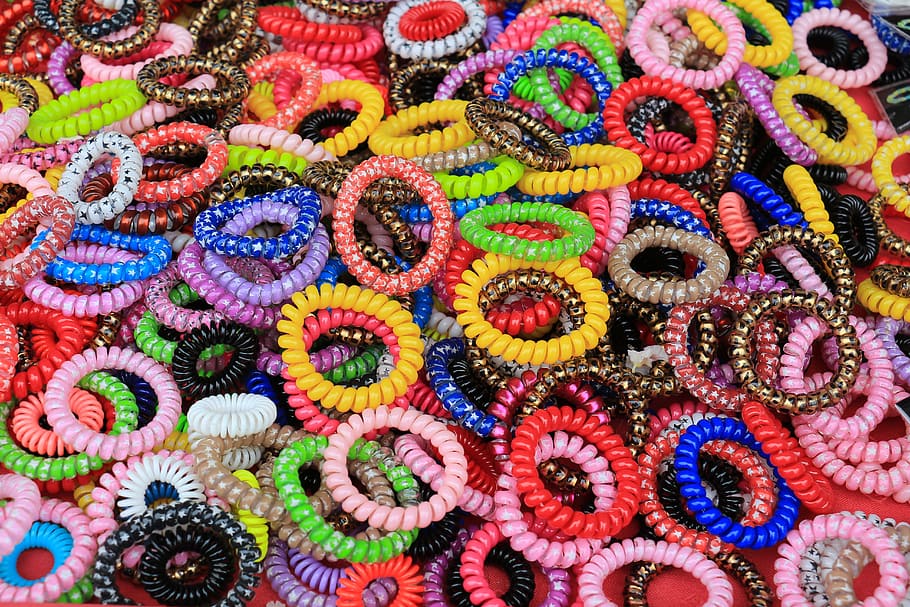 pattern, texture, background, colorful, rings, multi colored HD wallpaper