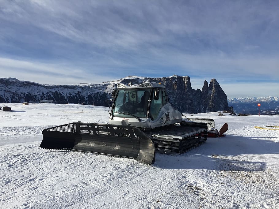Snow, Sci, Mountain, Skiing, Winter, winter landscape, dolomites HD wallpaper