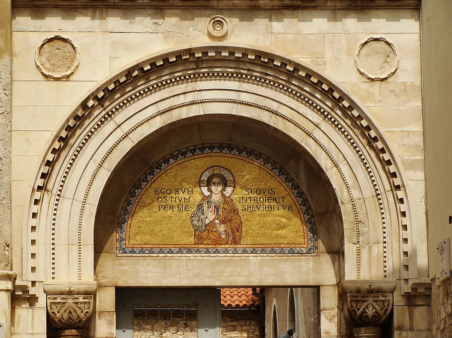 mosaic, saint, picture, architecture, traditional, ancient HD wallpaper