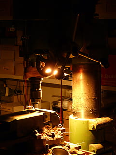 Milling Machine, Drilling, metal, engraving, workshop, tool HD wallpaper