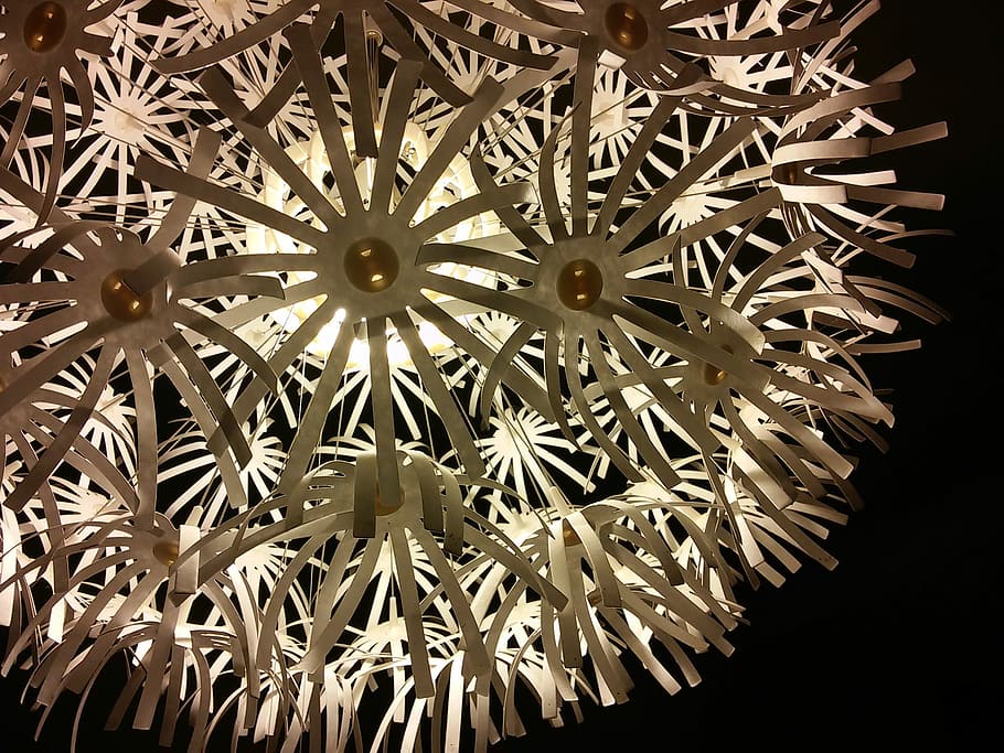 Lampshade, Light, Shadow, lighting, darkness, ceiling lamp HD wallpaper