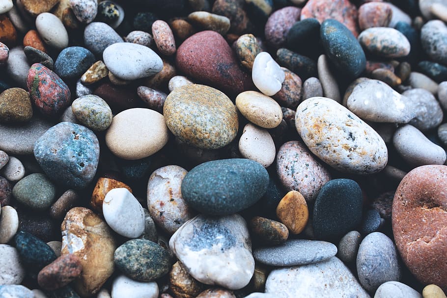 Pebbles texture, textures, stone - Object, backgrounds, nature