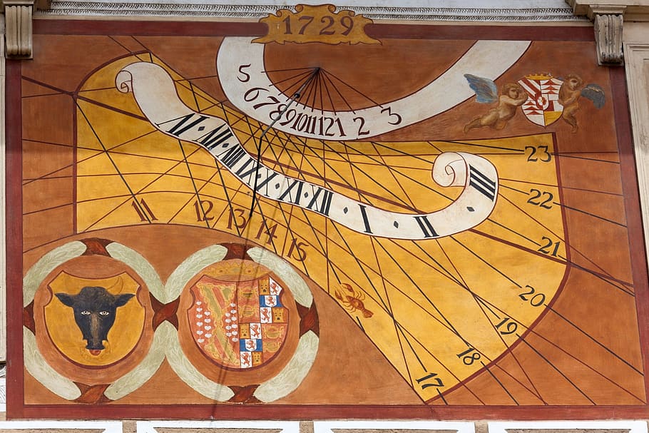 Vintage, Dial, Ancient, Old, czech republic, unesco, clock HD wallpaper