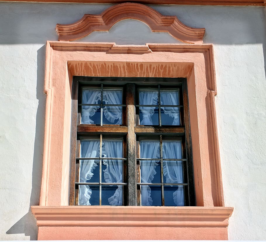 window, old, historically, facade, architecture, rustic, old window HD wallpaper