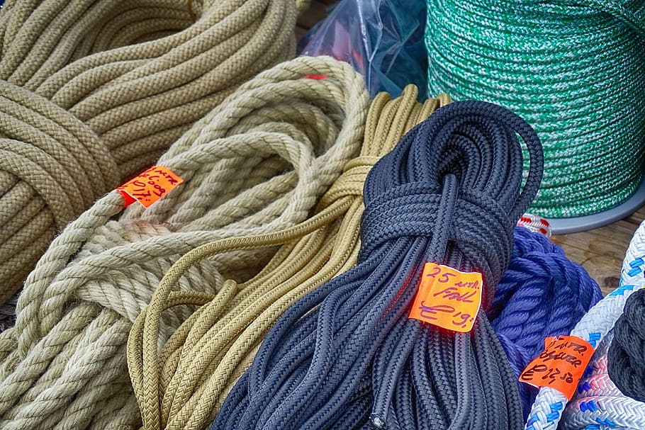 Rope, Color, Structure, wool, textile, knitting, large group of objects HD wallpaper