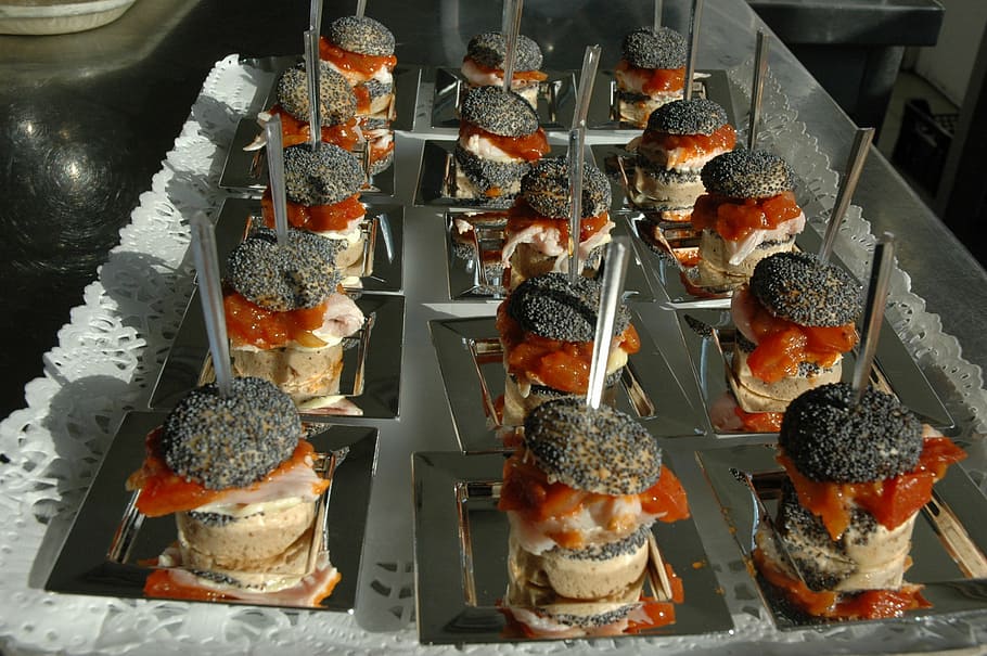 burger, catering, buffet, food, gourmet, dessert, food and drink HD wallpaper