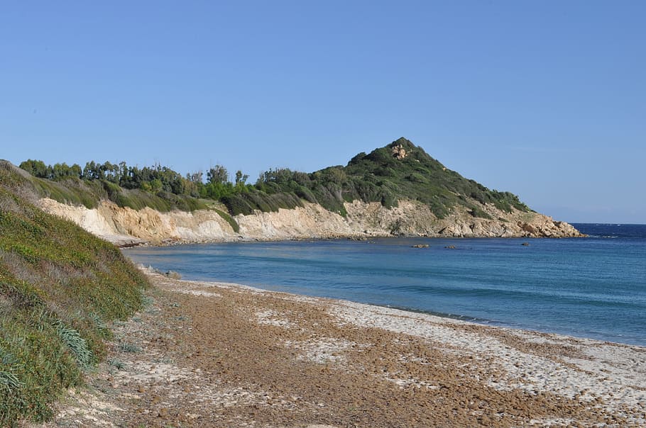 sardinia, coast, most beach, sea, land, water, sky, scenics - nature HD wallpaper
