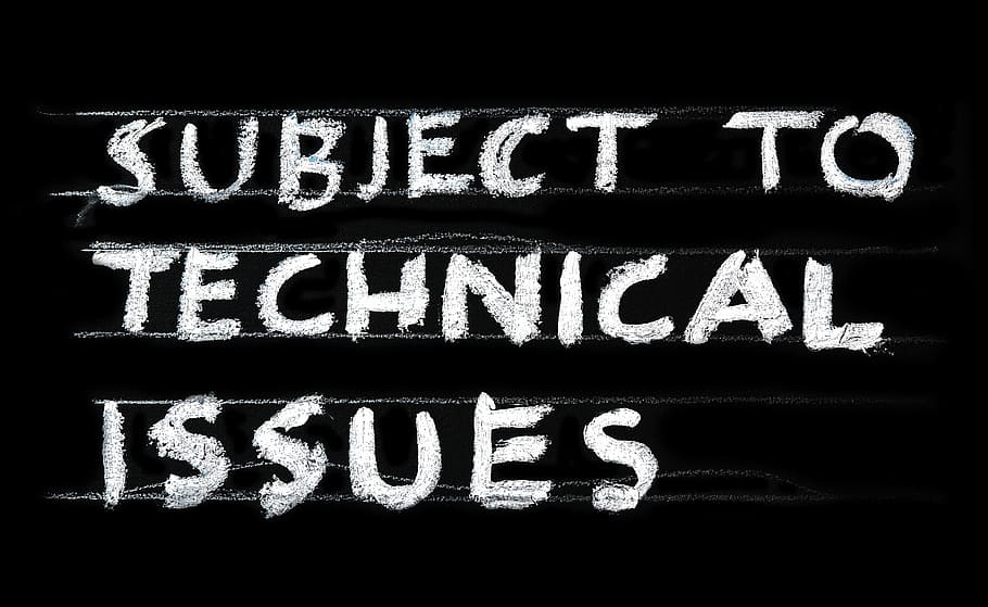 Subject to technical issues text, problem, technology, error, HD wallpaper