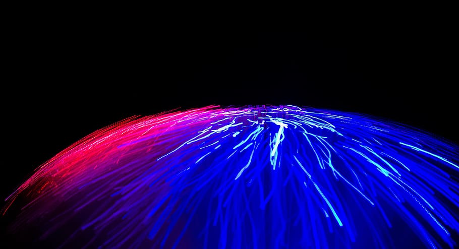 light, effect, colour, blue, pink, purple, visual, sensory HD wallpaper