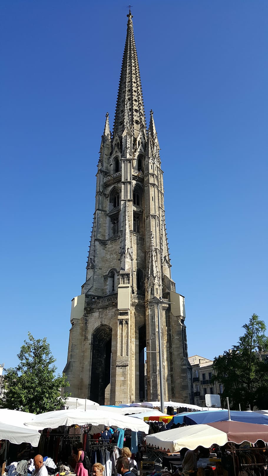 church, tower, st michel, architecture, sky, built structure HD wallpaper