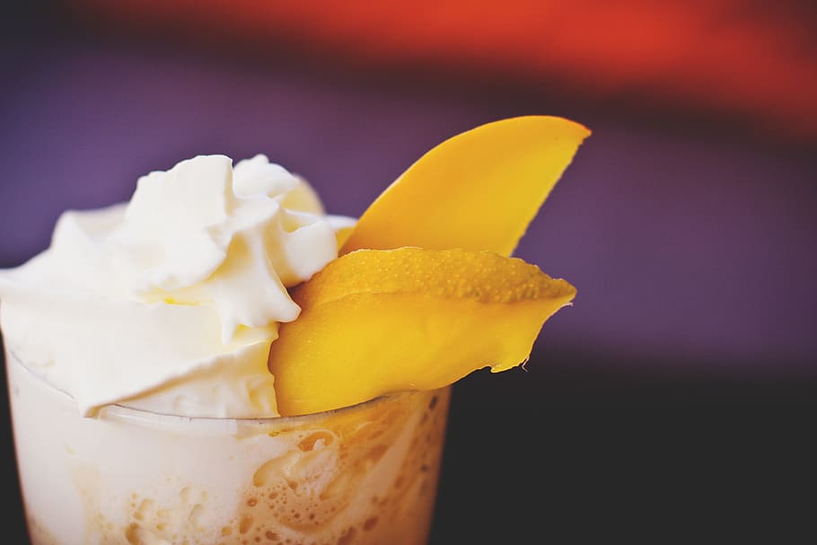 food, drinks, cafe, closeup, coffee, cold, cool, cream, frappe HD wallpaper