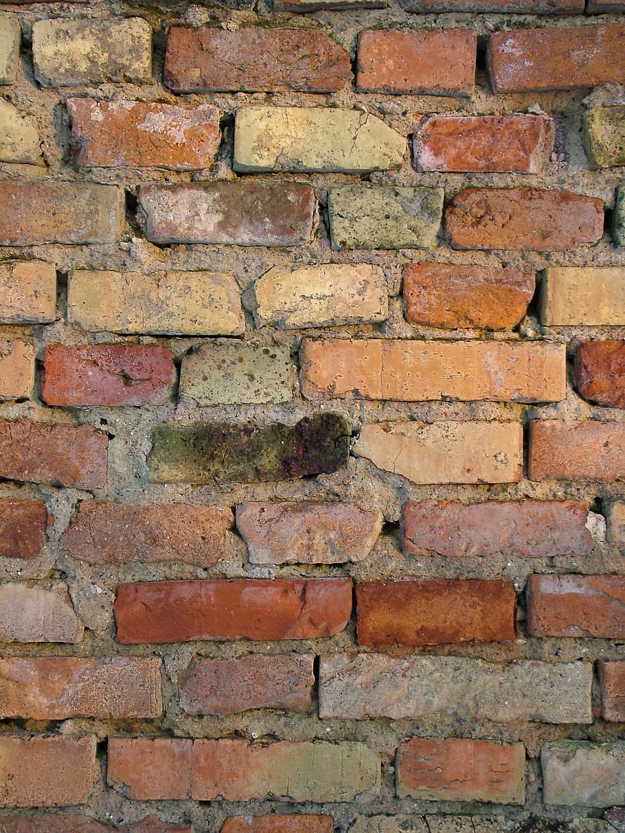 old, wall, brick texture, brick wall, dirty, wall - building feature HD wallpaper