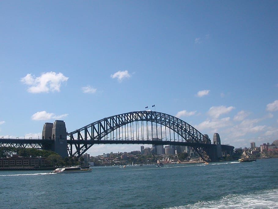 sydney, harbour bridge, architecture, built structure, sky HD wallpaper