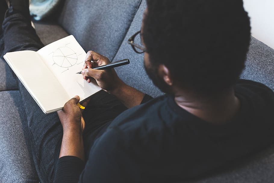 writing, drawing, sketch, design, notebook, notepad, hand, guy HD wallpaper
