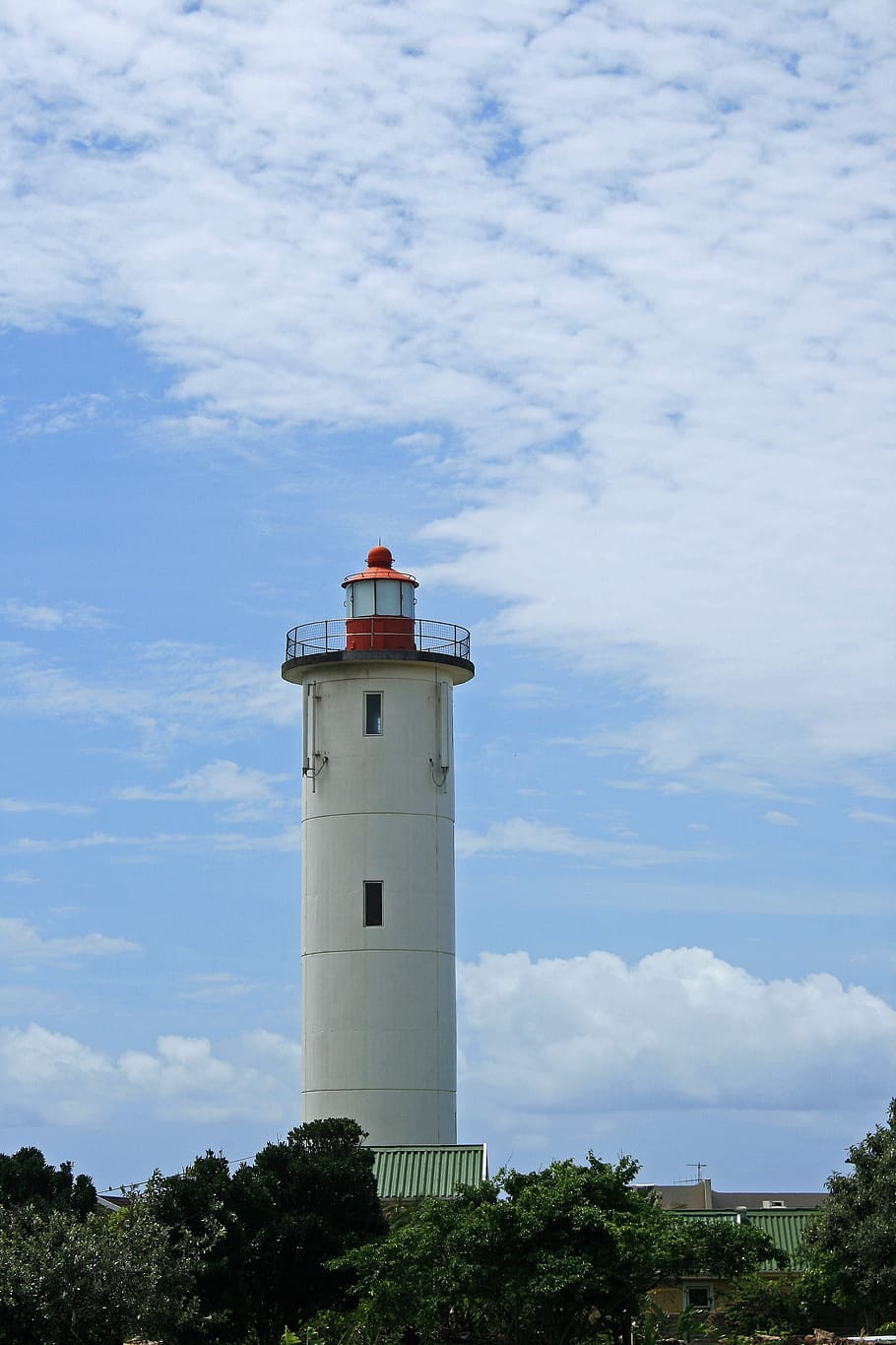 lighthouse, white, tall, beacon, landmark, nautical, maritime HD wallpaper