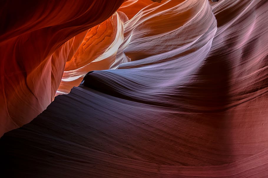 Antelope Cave, Arizona, art, artistic, bright, canyon, light HD wallpaper