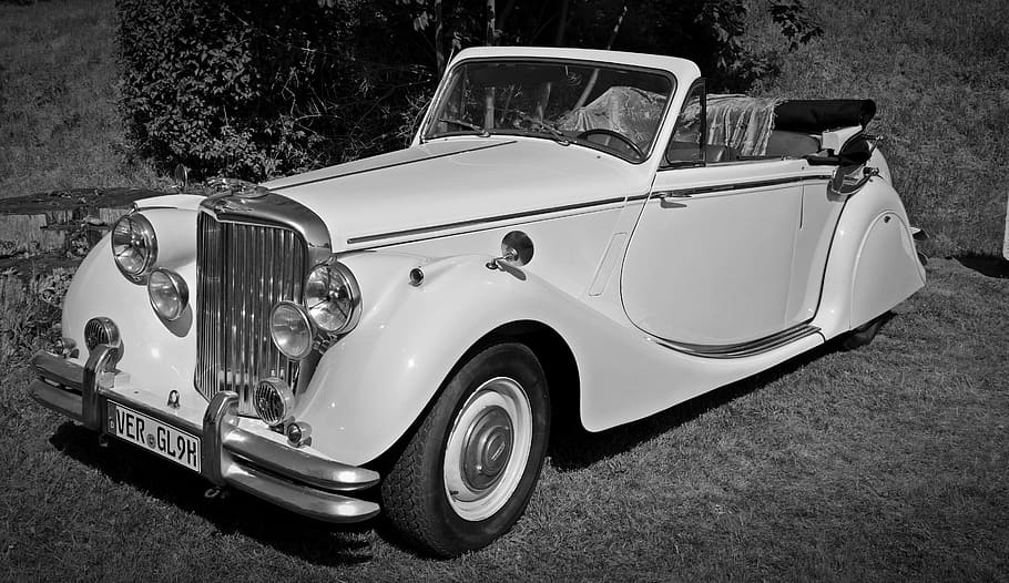 oldtimer, jaguar, auto, classic, pkw, old car, rarity, transportation HD wallpaper