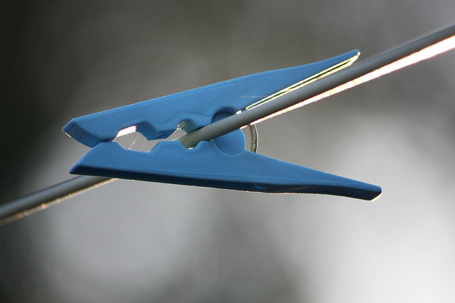 blue peg, washing, clothespin, clothes-peg, line, clothes-pin HD wallpaper