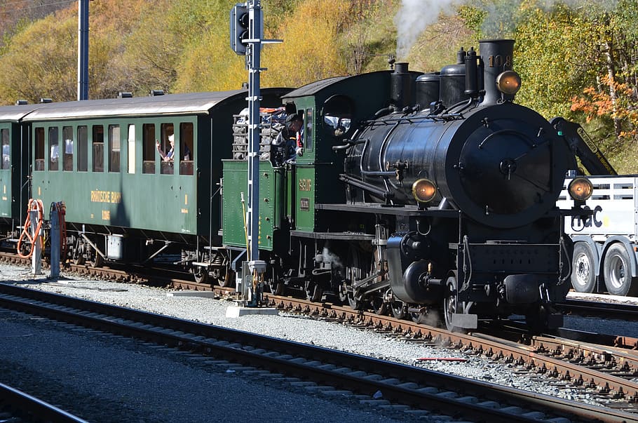 train, railway, motor, rail transportation, track, train - vehicle HD wallpaper