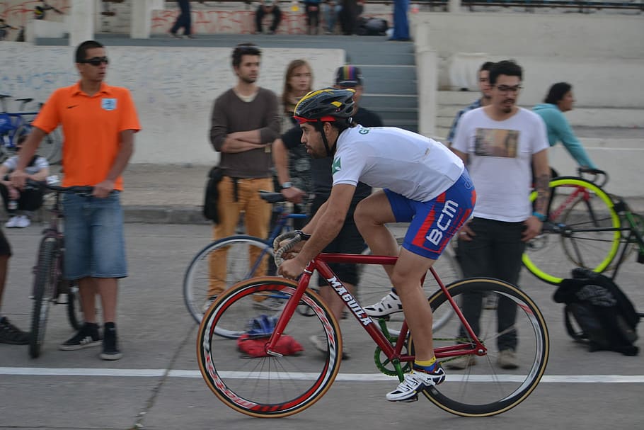 Santiago, Fixed Gear, Bicycle, fixie, bike, single speed, cycling, HD wallpaper
