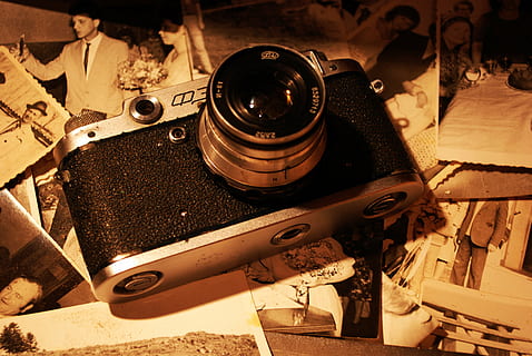 antique, camera, classic, lens, old, photographs, photography HD wallpaper