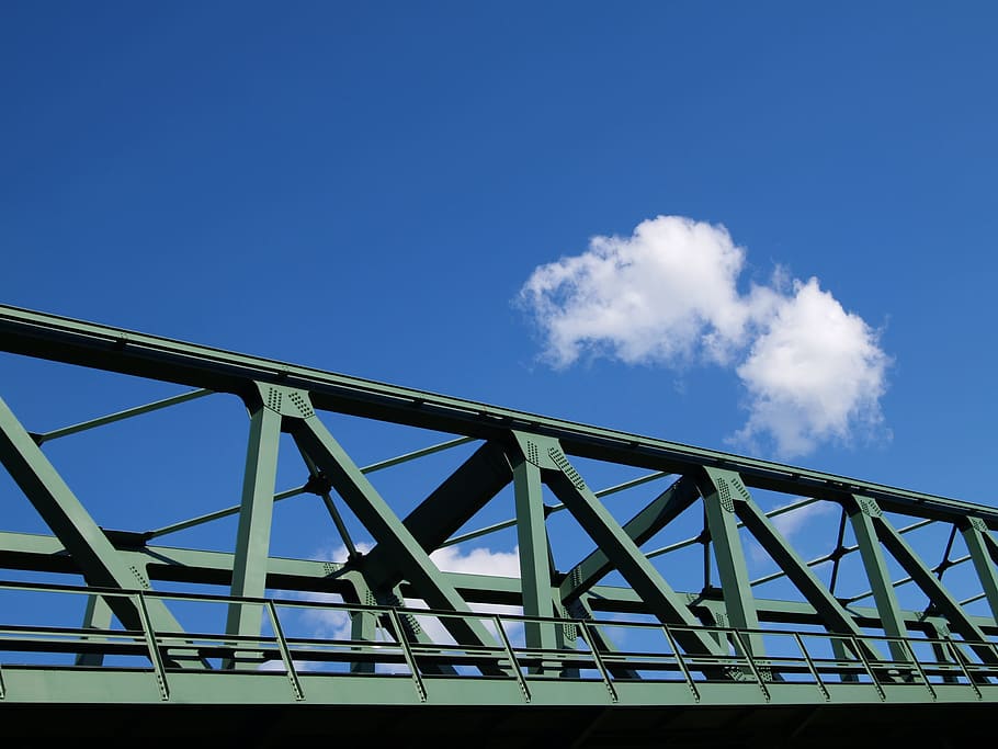 bridge, metal, architecture, construction, transportation, road HD wallpaper