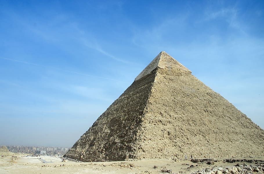 pyramid during daytime, egypt, cairo, giza, kephren, sand, marvel, HD wallpaper