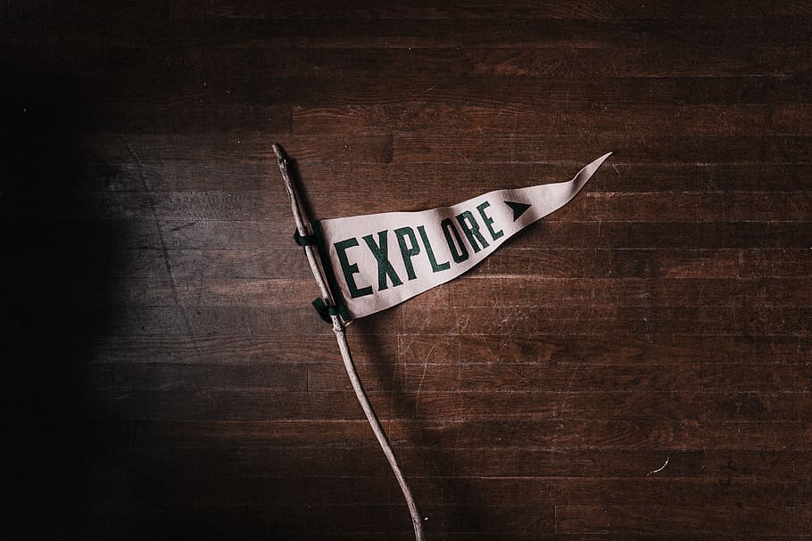 explore, travel, adventure, white, flag, wood, wood - material HD wallpaper