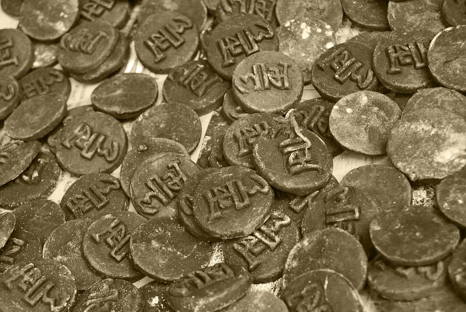 coins, old, ancient, indian, historic, antique, currency, metal