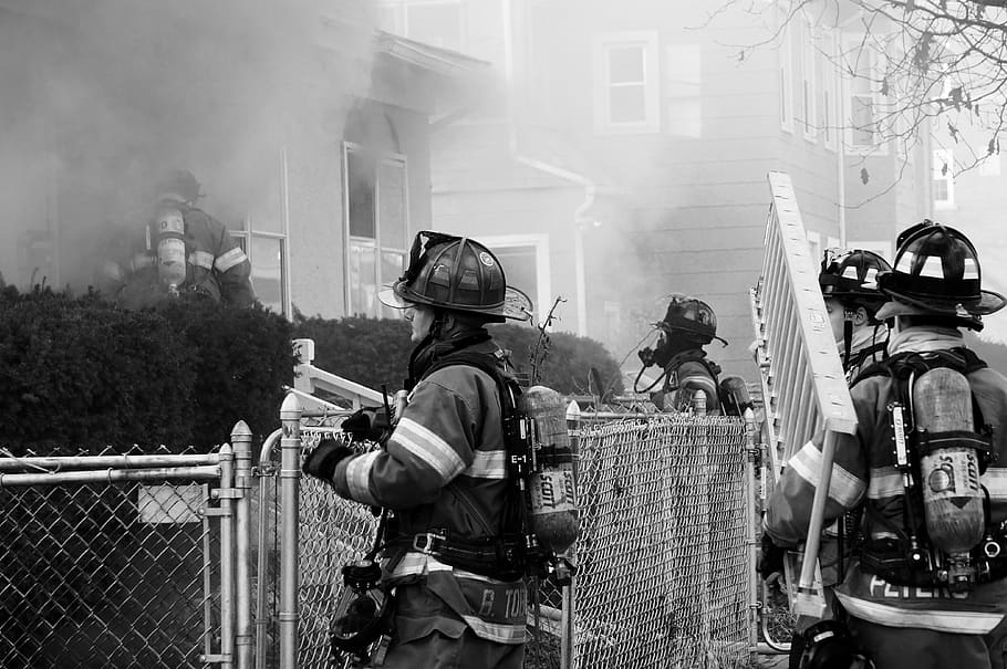 firemen, fireman, emergency, architecture, built structure HD wallpaper