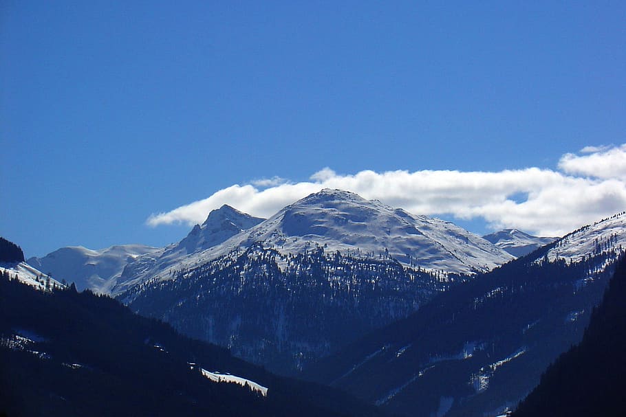 Mountains, Alpine, Winter, Snow, postkartenmotiv, calendar image HD wallpaper
