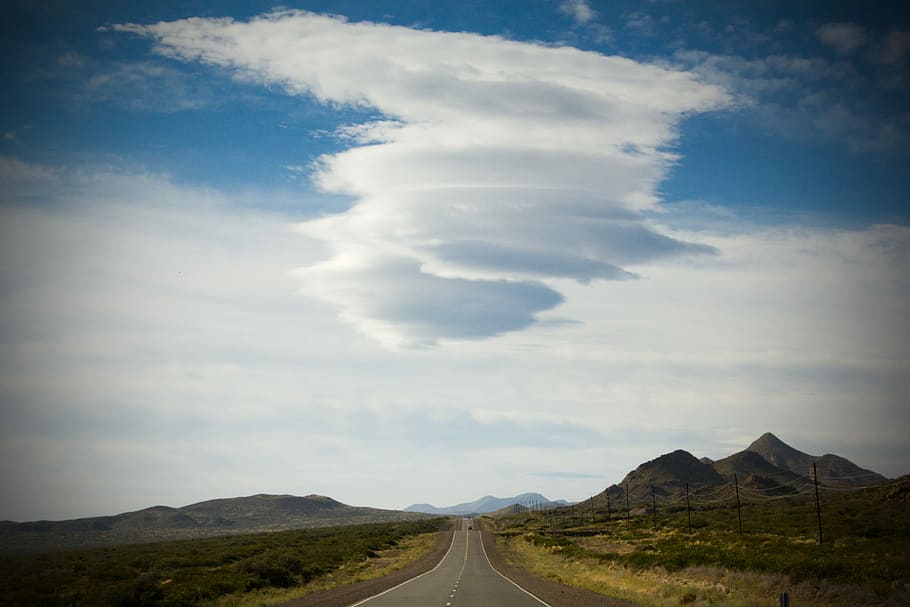 clouds, sky, sky landscape, day, space, white clouds, cloud - sky HD wallpaper