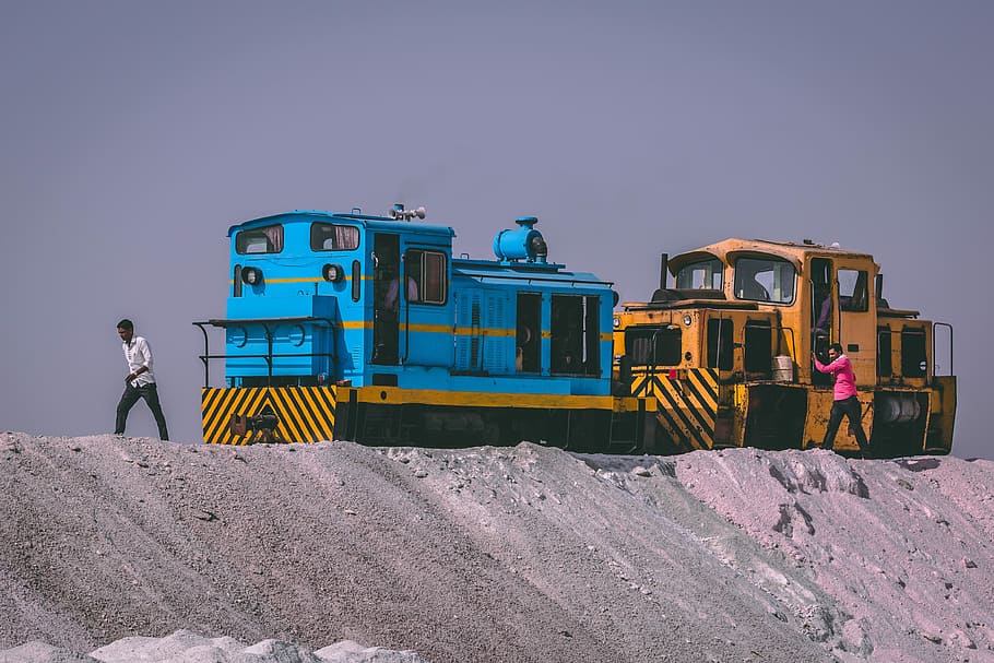 heavy, bulldozer, snow, machine, vehicle, occupation, transportation HD wallpaper