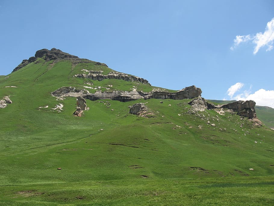 Mountain, Green, Landscape, Wilderness, scenery, natural, outdoor HD wallpaper