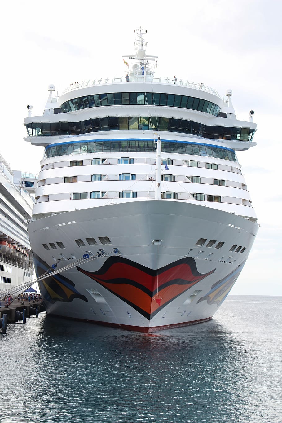 aida, cruise, ship, nautical vessel, mode of transportation, HD wallpaper