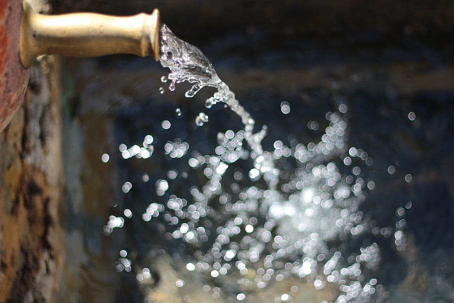 Water, Waterjet, Source, Spain, Cordoba, pylon, cano, flowing Water HD wallpaper