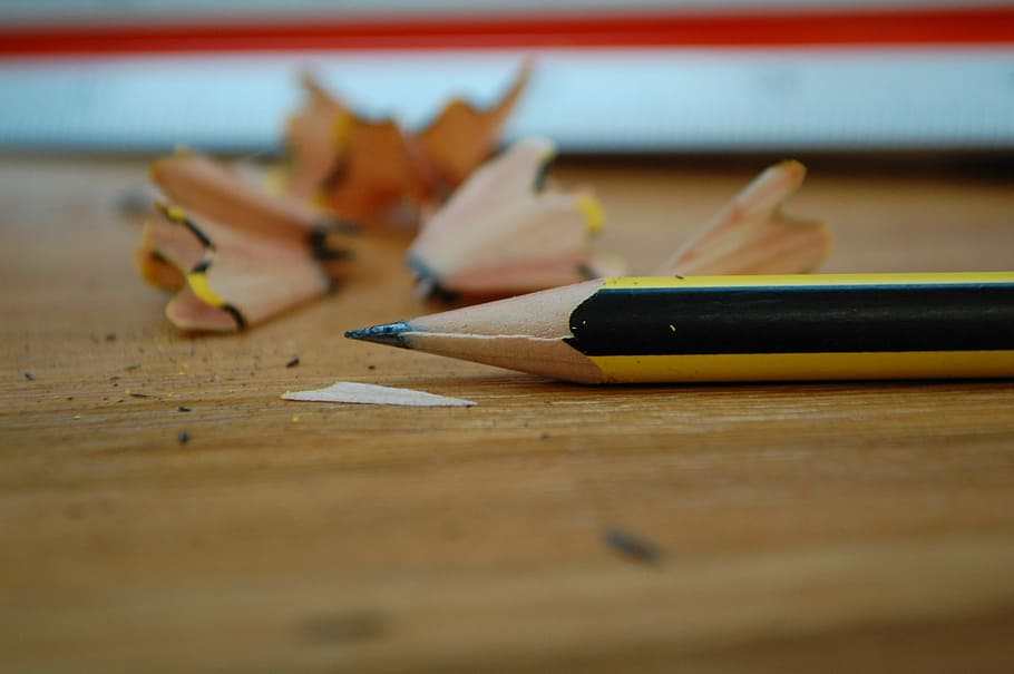 Pencil, Architecture, Design, selective focus, indoors, table HD wallpaper