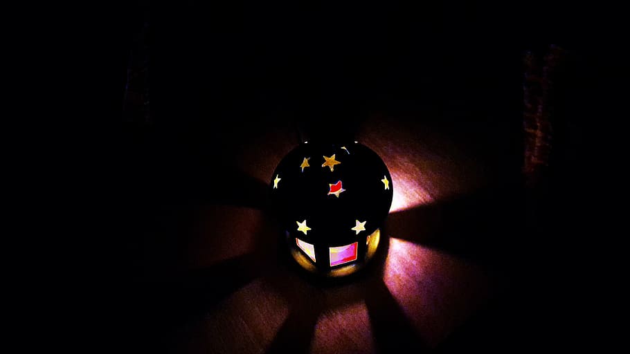 art, blur, bright, dark, illuminated, indoors, lamp, light HD wallpaper