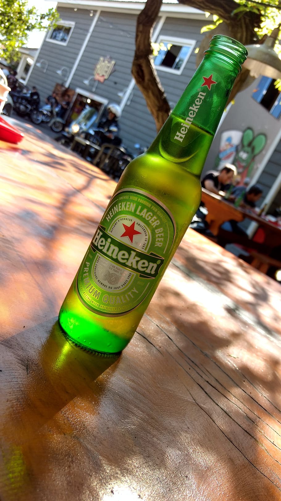 sol, beer, burger, green color, bottle, no people, food and drink HD wallpaper