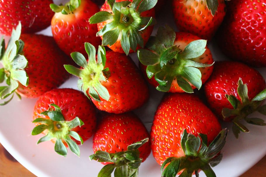 strawberry, fruit, food, fresh, healthy, sweet, red, organic, HD wallpaper