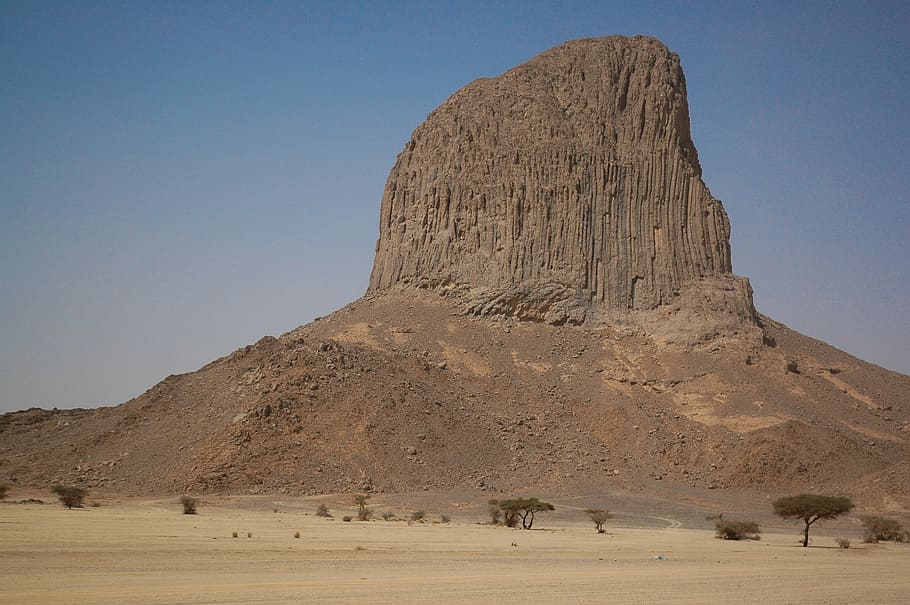 Algeria, Hoggar, Pic, Laperrine, Erosion, pic laperrine, desert HD wallpaper