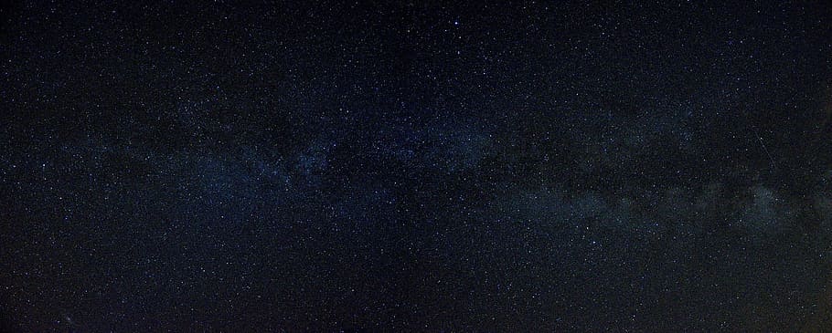 night sky with stars, celebrities, galaxy, space, the night sky, HD wallpaper