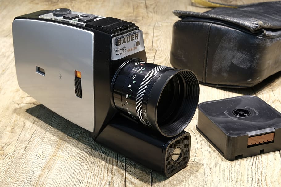 camera, video, video camera, 8mm, film, film camera, nostalgia HD wallpaper