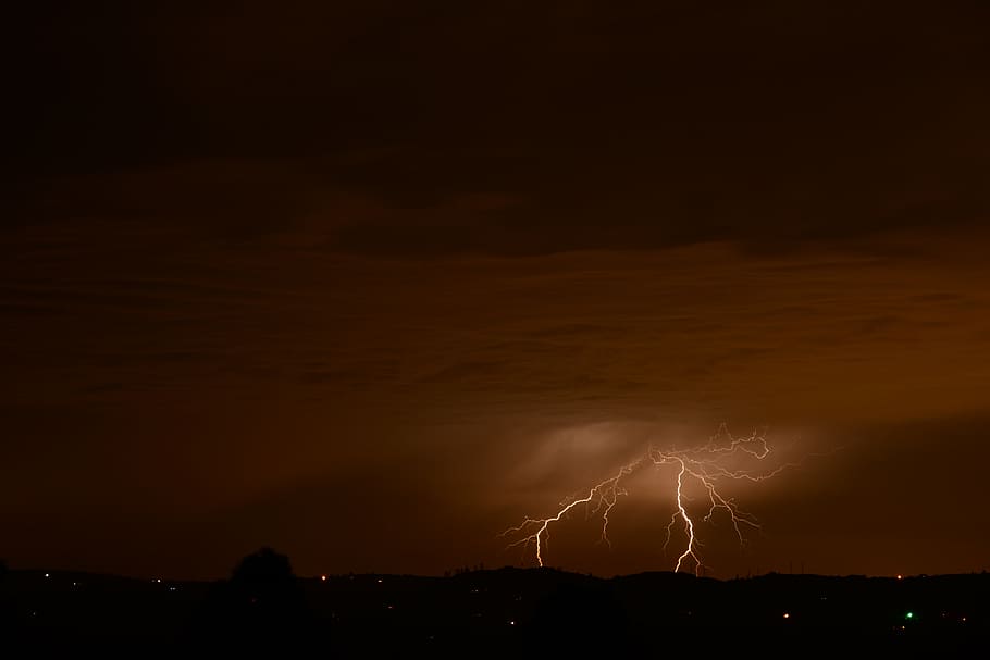 lightning, storm, lightning storm, thunderstorm, bolt, cloud HD wallpaper